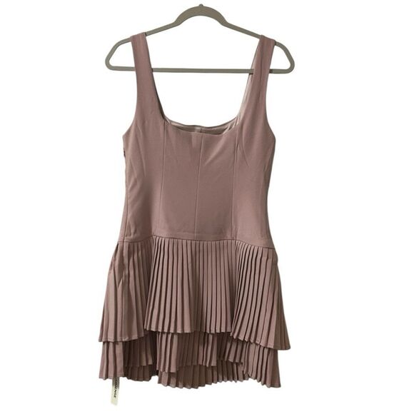 Commense Rose Pink Mini Pleated Dress(Size Medium) - Picture 3 of 7